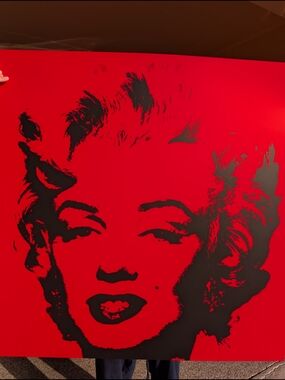 "Golden Marilyn" -11.43 Silk Screen Print w/COA